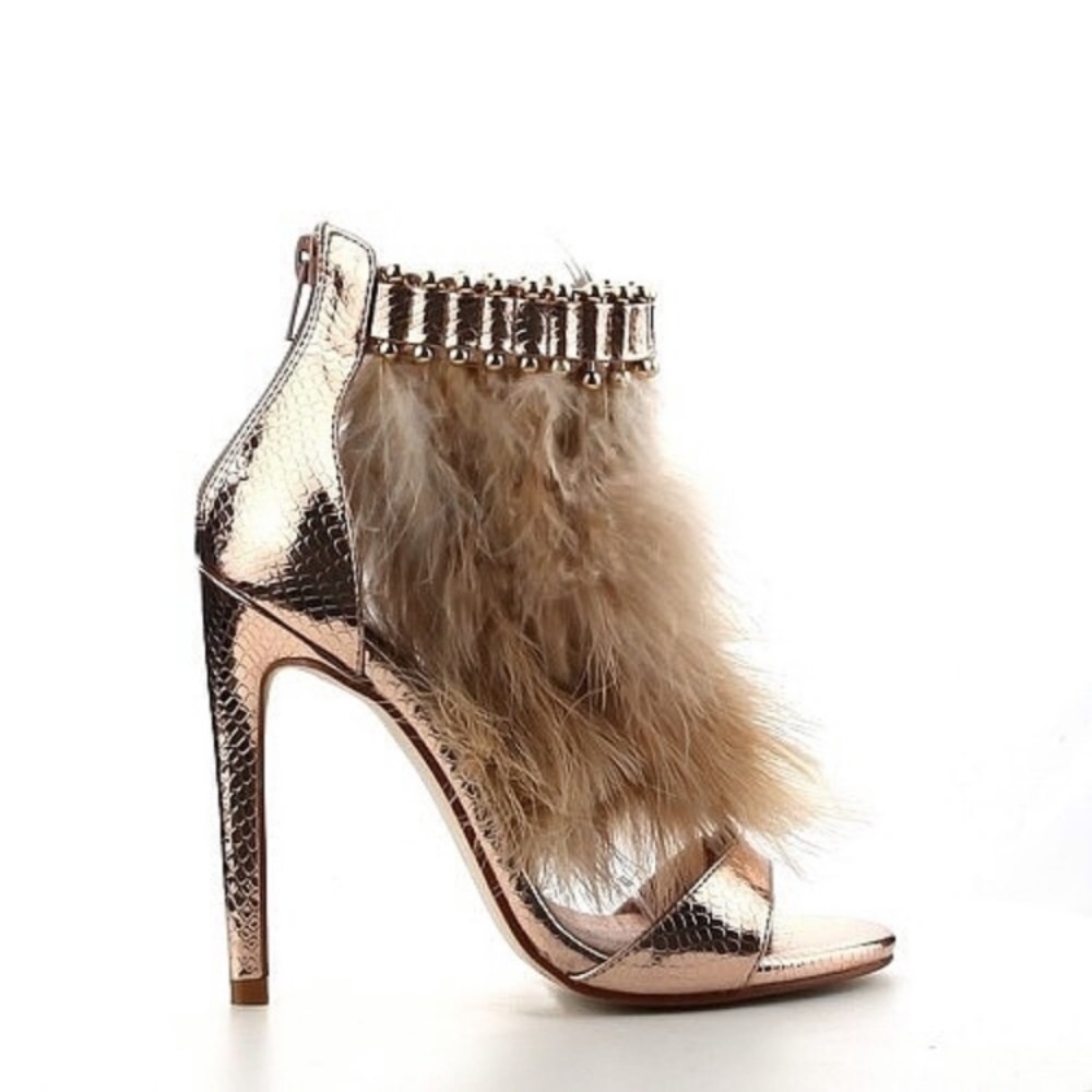 Gold heels